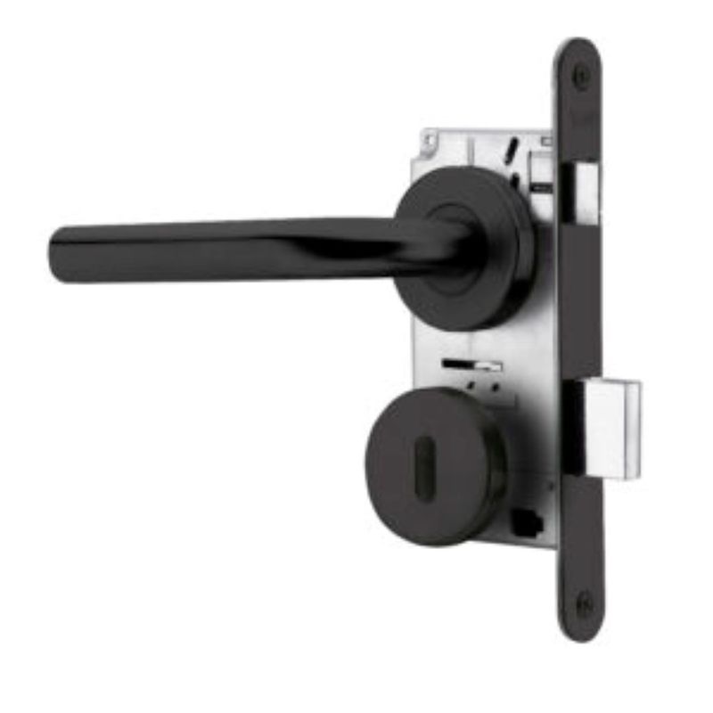 POLI - Cerradura Embutida Firenze Black B40 Poli Dormitorio