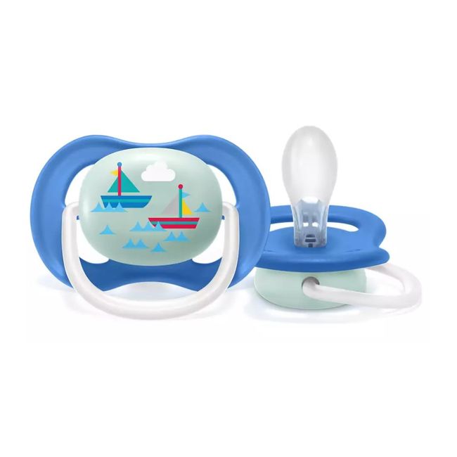 AVENT - Chupete Avent Ultra Air Collection Barcos 6-18m SCF08107