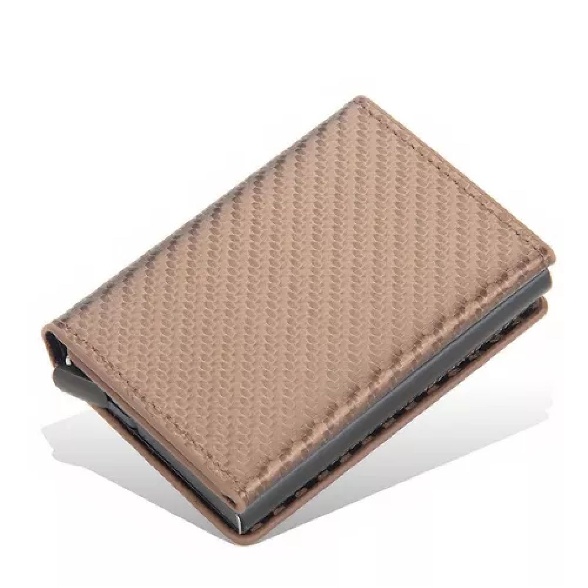 GENERICO - Tarjetero Billetera Minimalista Hombre Mujer Rfid Cuero Pu