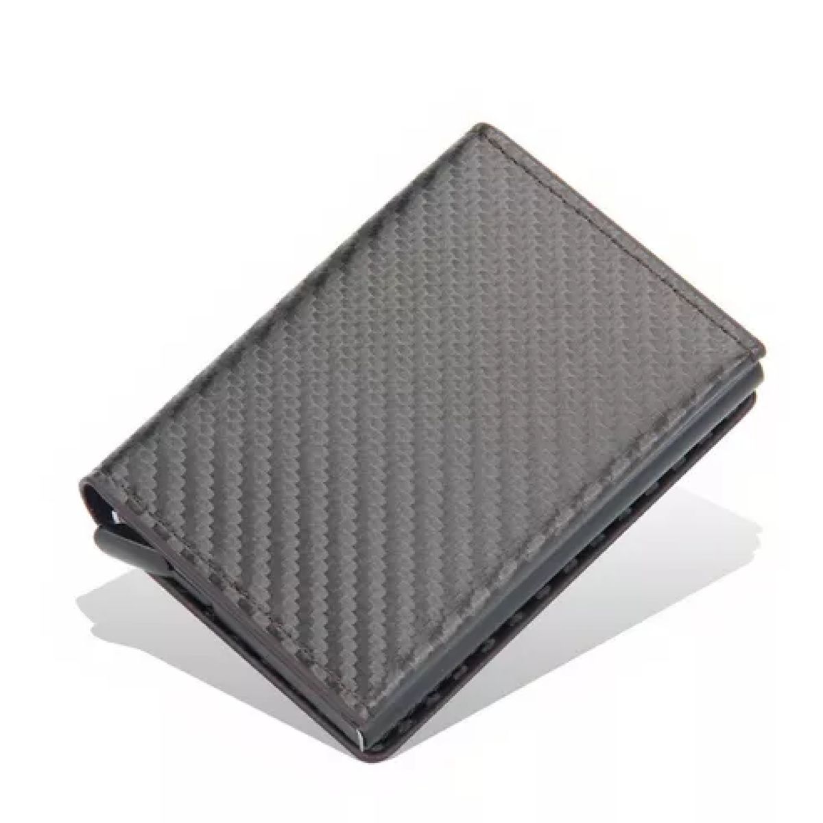 GENERICO - Tarjetero Billetera Minimalista Hombre Mujer Rfid Cuero Pu