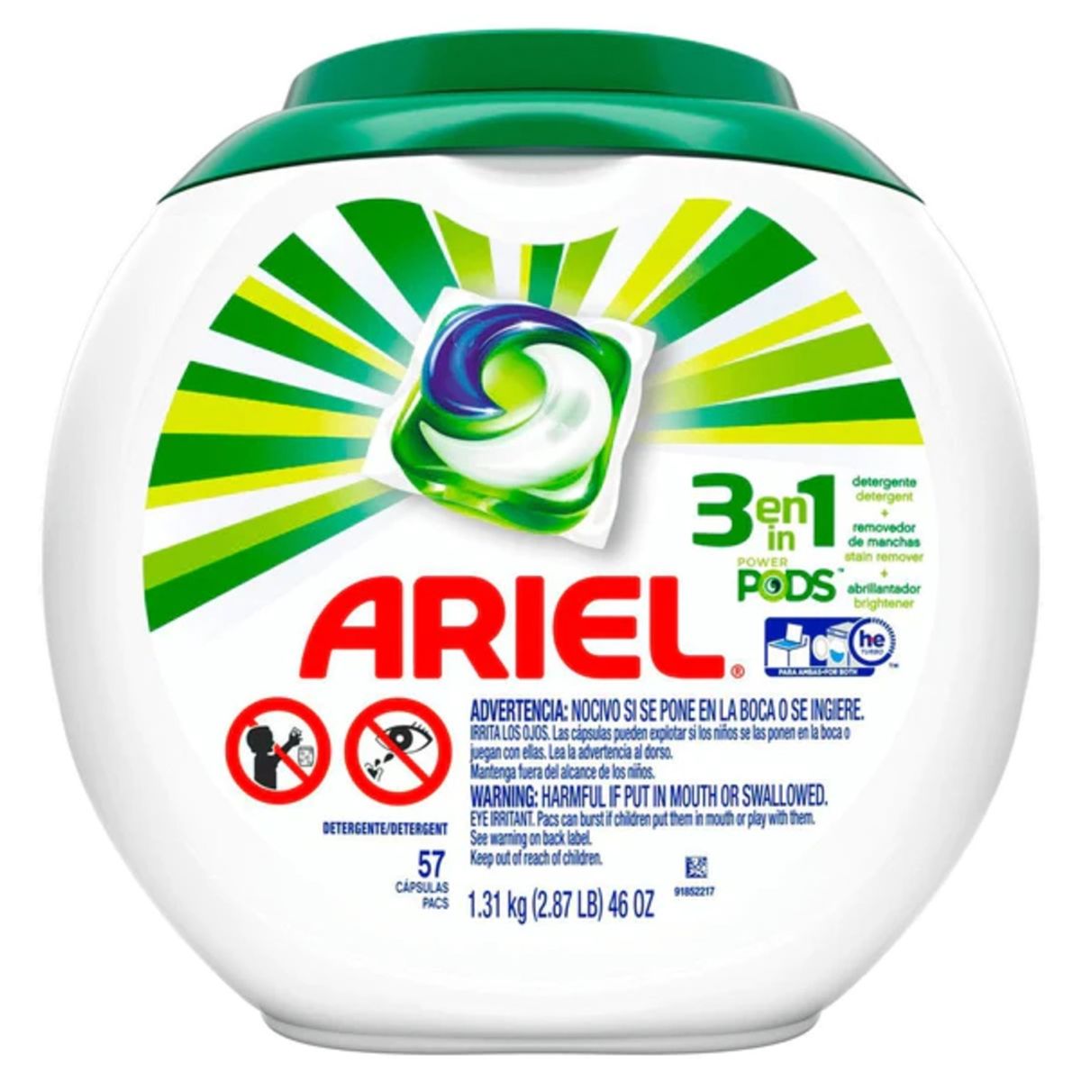 ARIEL - Detergente en Capsulas Ariel 3 x 57 Un ARIEL