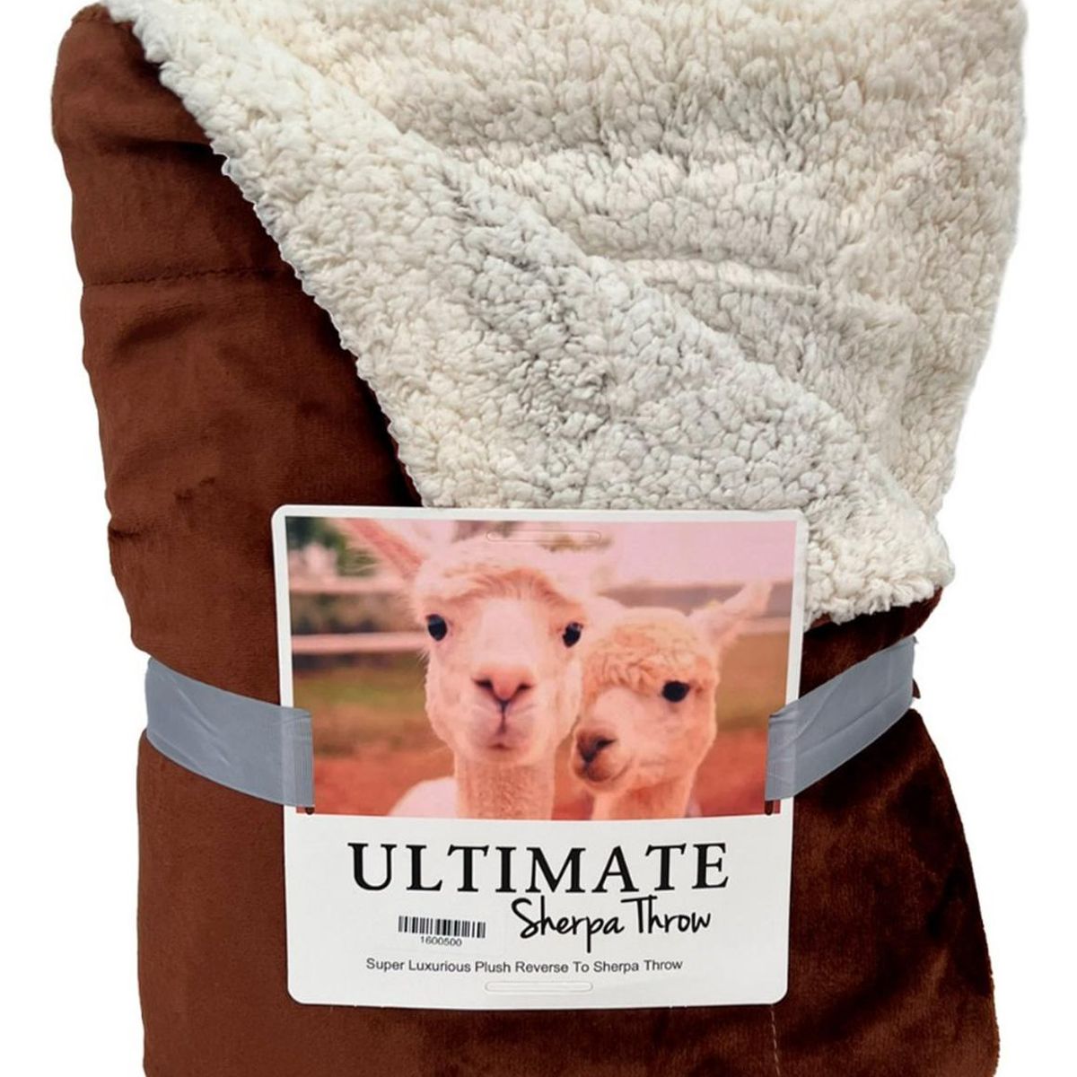 GLOBAL LATIN GROUP - Manta Sherpa Para El Invierno 200 X 230 - Cafe - 2 Plazas