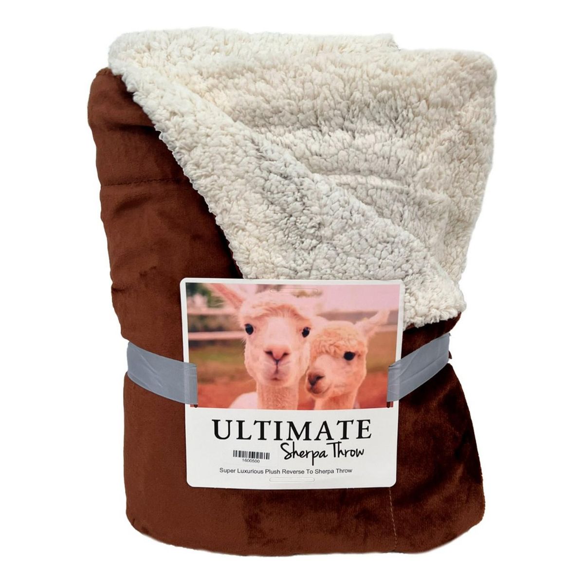 GLOBAL LATIN GROUP - Manta Sherpa Para El Invierno 200 X 230 - Cafe - 2 Plazas