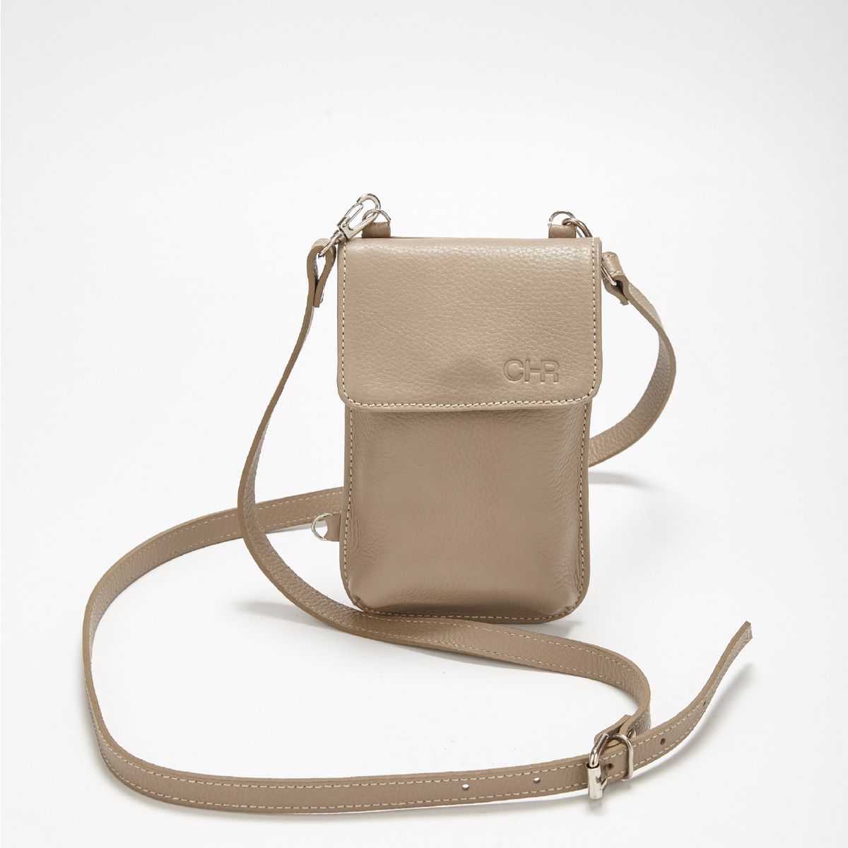 CHIARINI - Cartera Chiarini 01A4735 confeccionada en CUERO color Vison