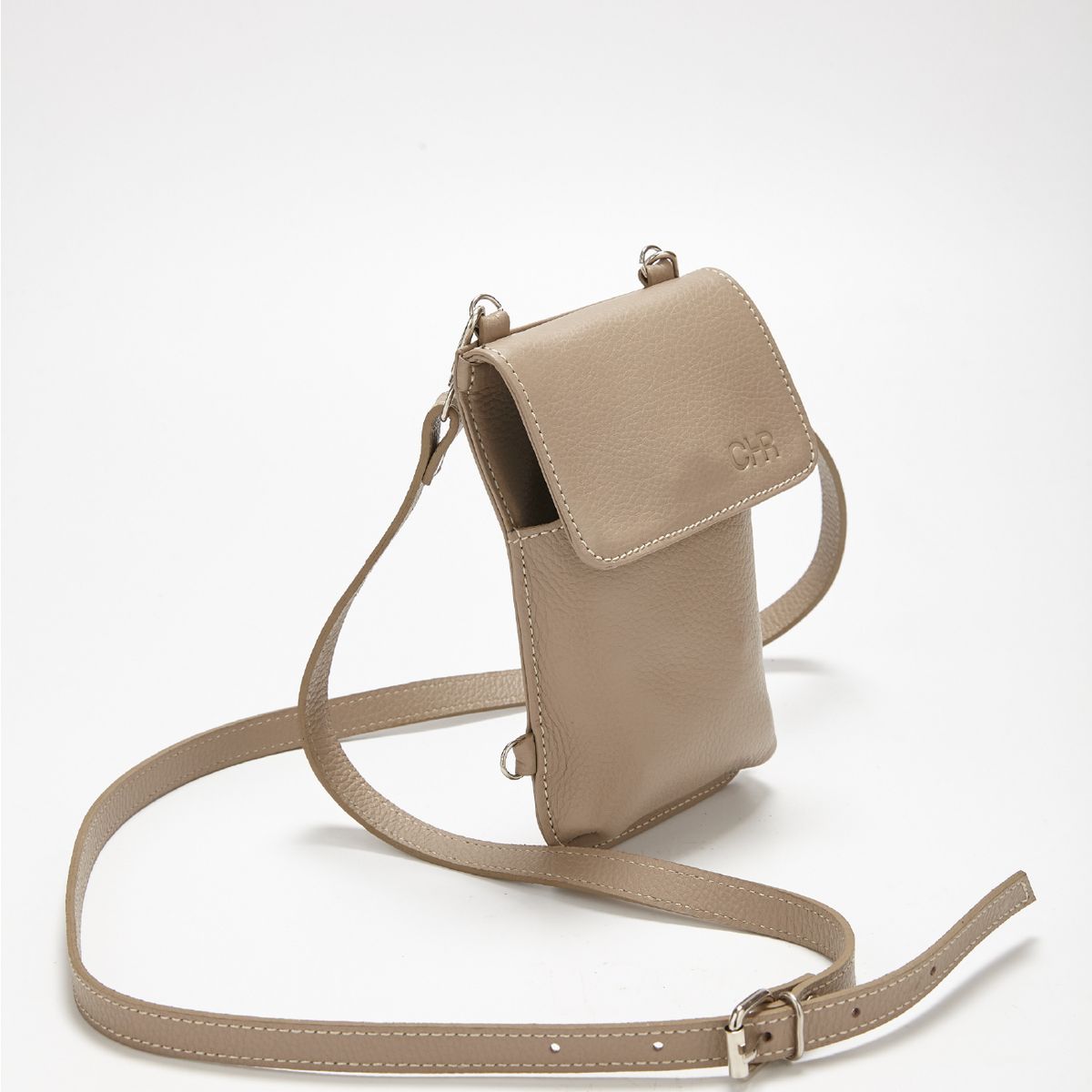 CHIARINI - Cartera Chiarini 01A4735 confeccionada en CUERO color Vison