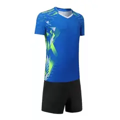 SDFIT - Uniforme de Voleyball Hombre Mod Diseño 60058 Azul Talla L…