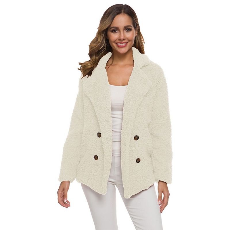 BONVERANO - Chaqueta de manga larga mujer Blanco.