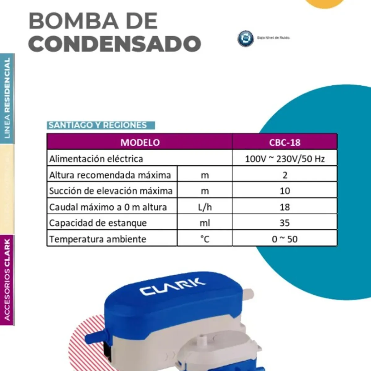 CLARK - Bomba de condensado Clark 18lts