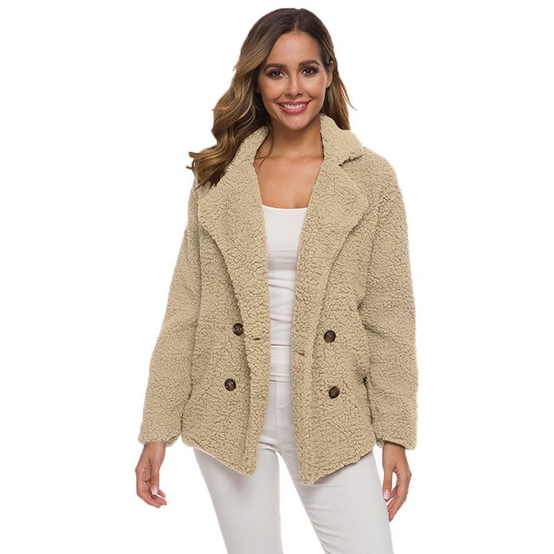 BONVERANO - Chaqueta para Mujer Manga Larga Beige.