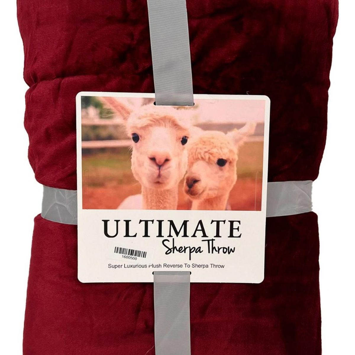 GLOBAL LATIN GROUP - Manta Sherpa Para El Invierno 200 X 230 - Vino - 2 Plazas