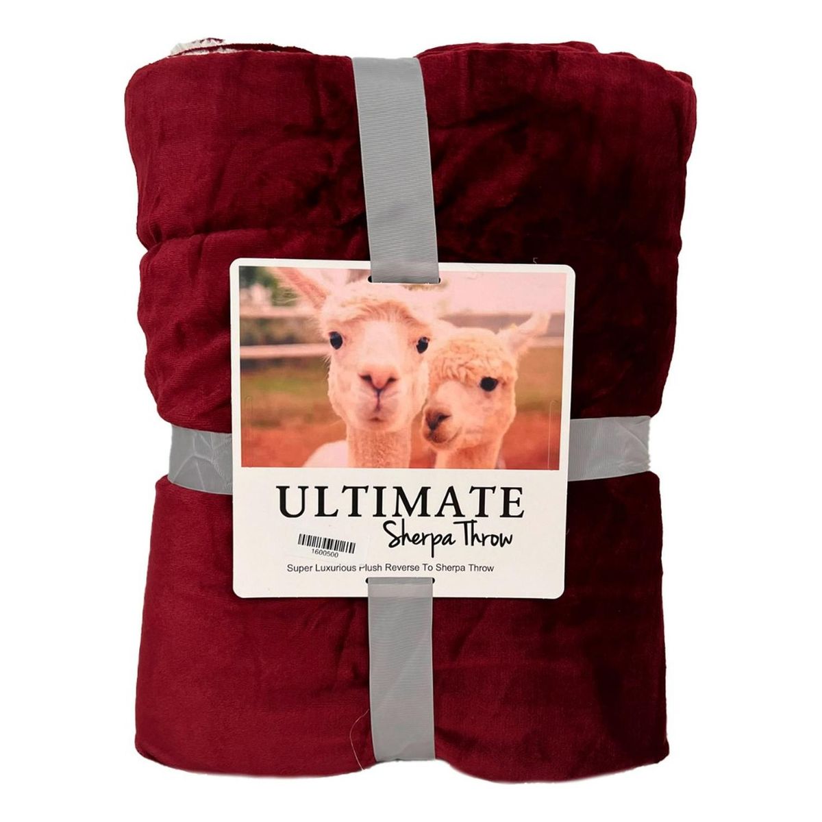 GLOBAL LATIN GROUP - Manta Sherpa Para El Invierno 200 X 230 - Vino - 2 Plazas