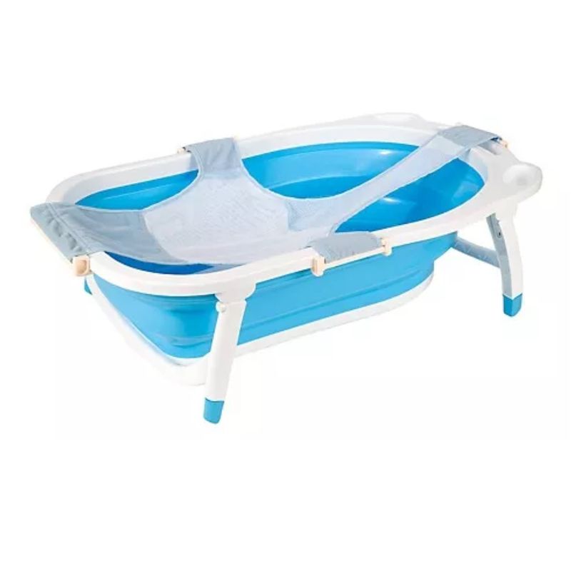 LUMAX - Tina Bañera Plegable Para Bebes Con Malla