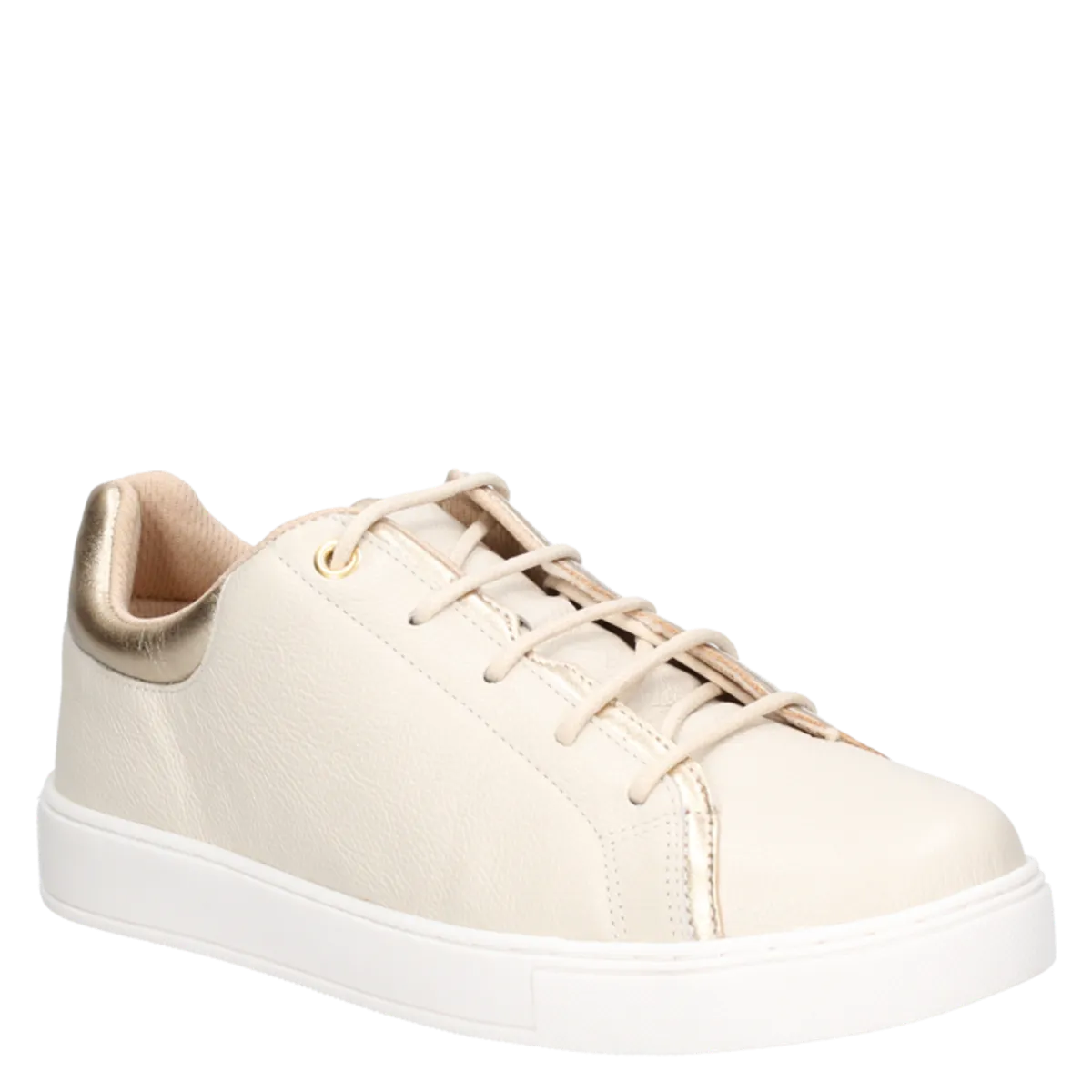 MINGO - Zapatilla Casual Mujer Beige Mingo