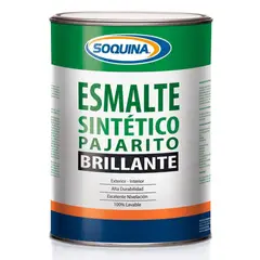 SOQUINA - ESMALTE SINTETICO PAJARITO NEGRO GL 20009501