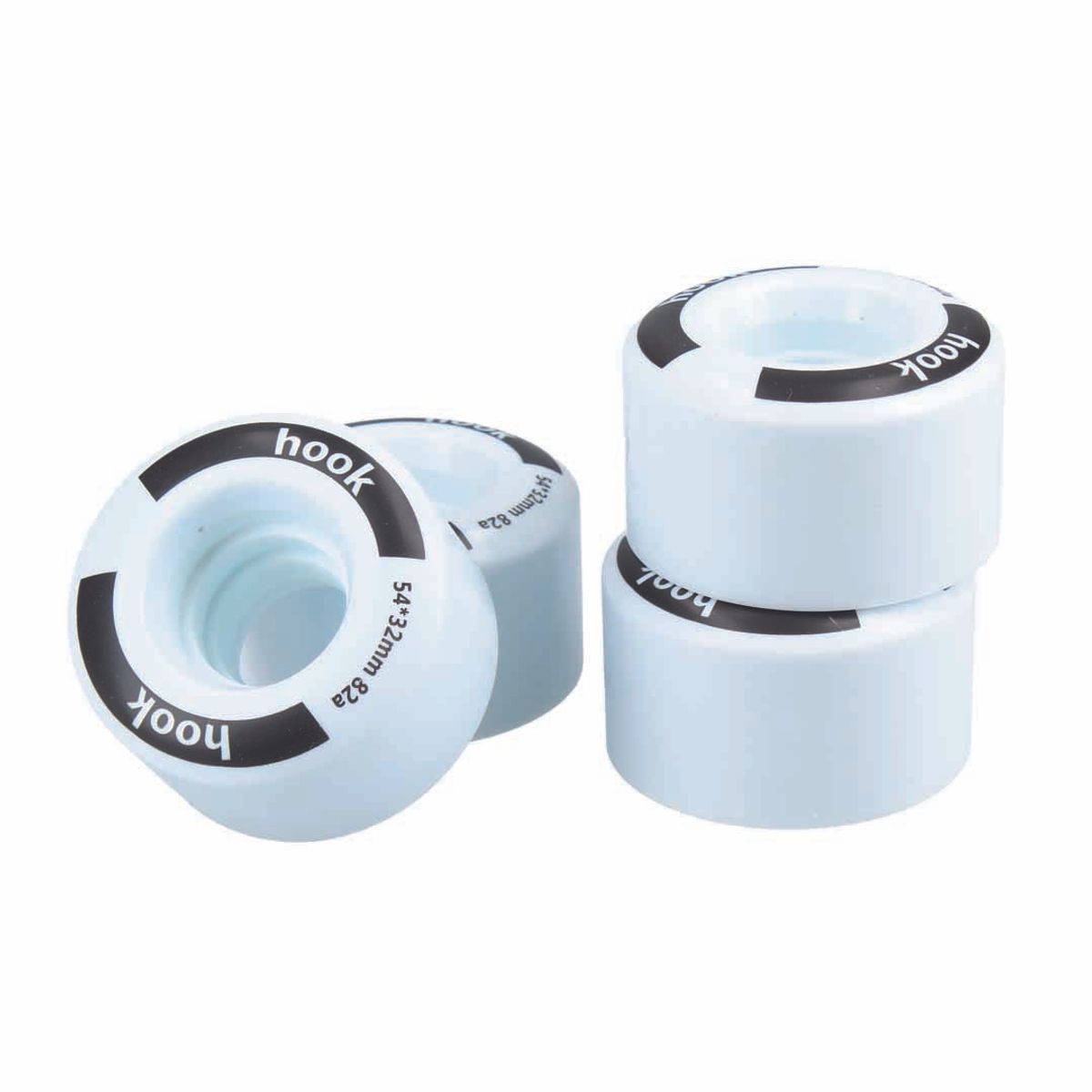 HOOK - Ruedas Para Patin Hook White 54mmx32mm
