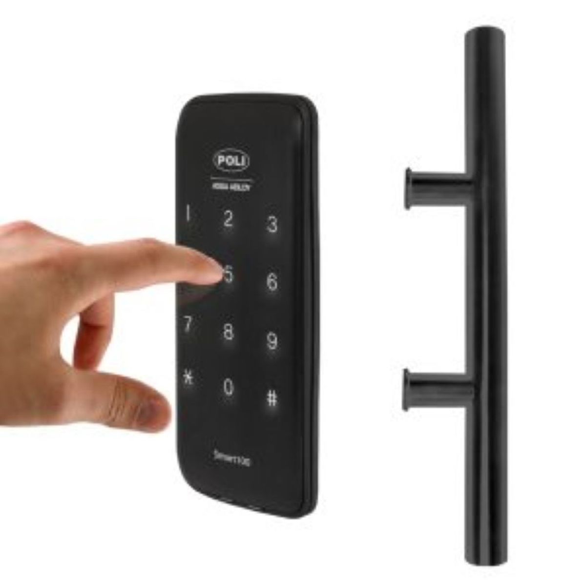POLI - Pack Cerrojo Digital POLI Smart100 + Tirador Thor Simple