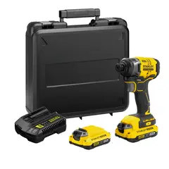 STANLEY - Kit Atornillador de impacto 6.35mm 20V FATMAX