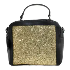 MAILEA - Cartera ecocuero grande rigida para mujer oro