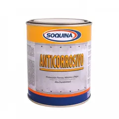 SOQUINA - ANTICORROSIVO NEGRO 1/4 GL 20360404
