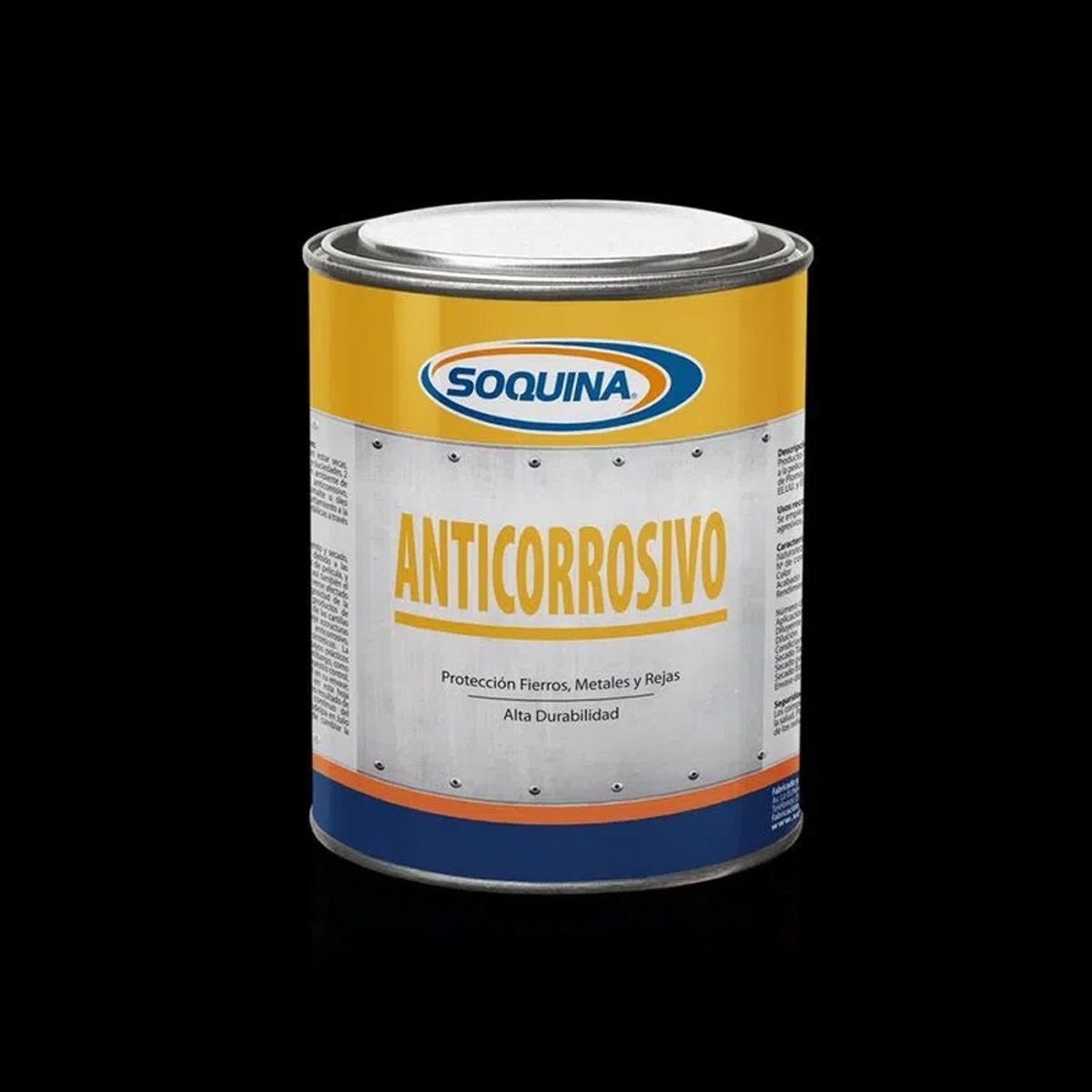 SOQUINA - ANTICORROSIVO NEGRO 1/4 GL SOQUINA 20360404
