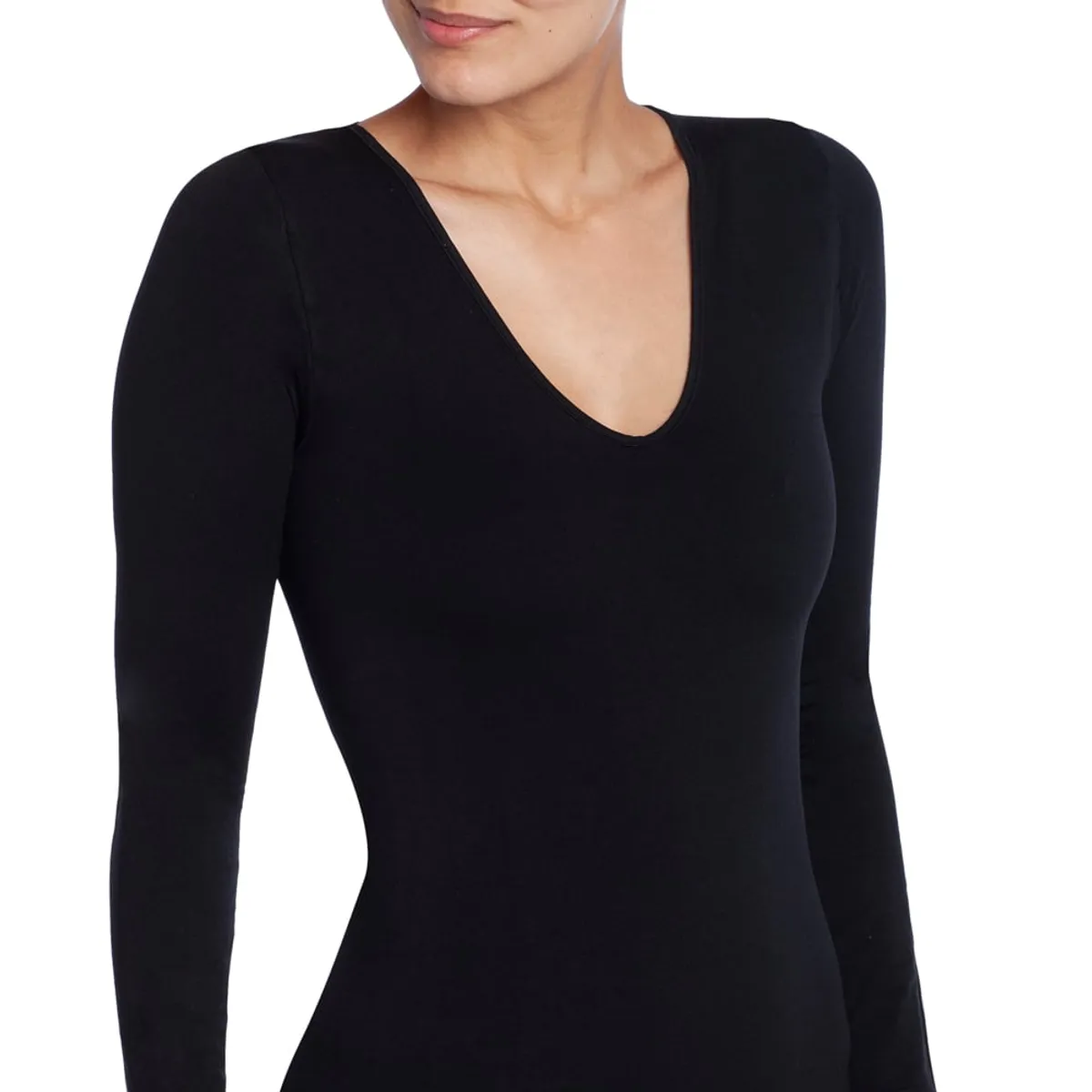 MONARCH - Polera Esencial Uniformes Salud Negro Monarch