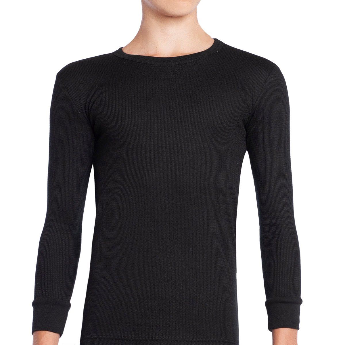 TAIS - Camiseta Termica Manga Larga Negro Tais