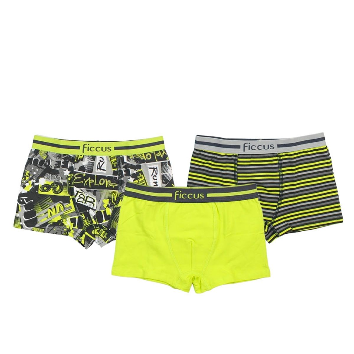 FICCUS - Pack triple boxers kids niño ficcus 638