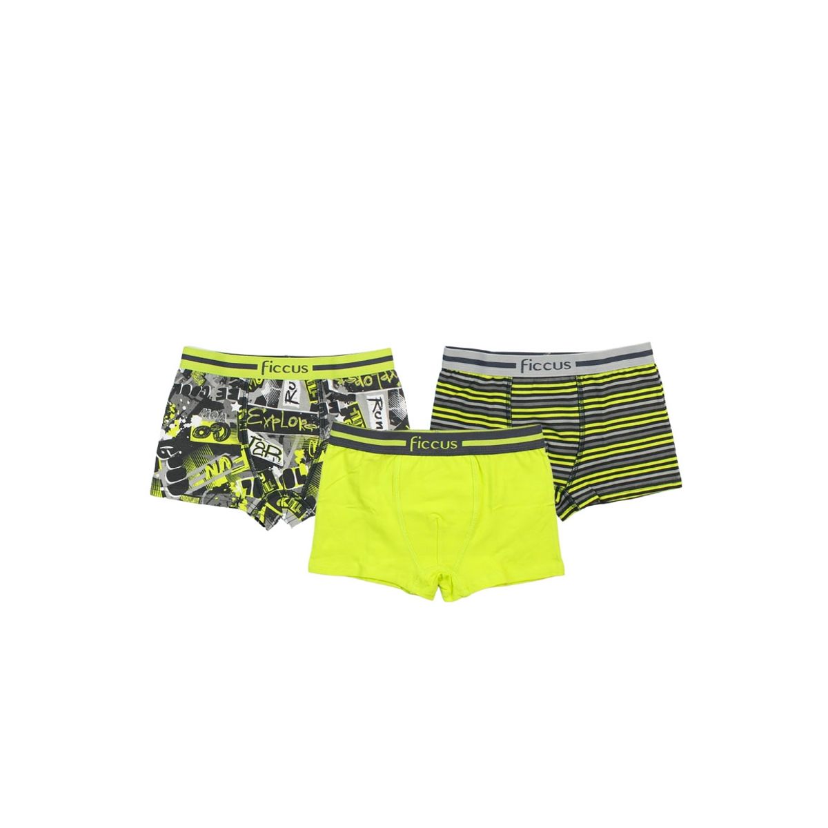 FICCUS - Pack triple boxers kids niño ficcus 638