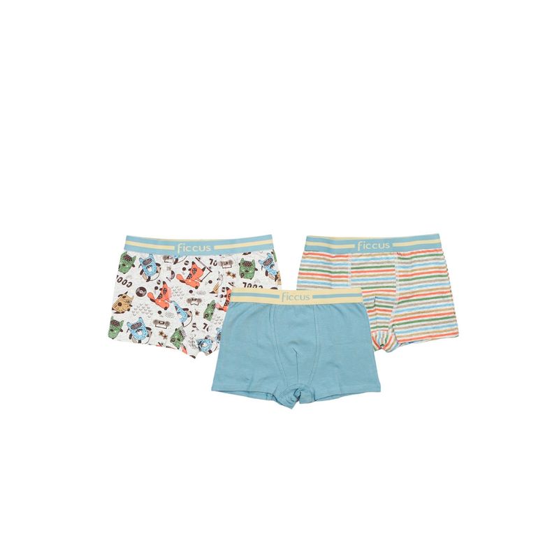 FICCUS - Pack triple boxers kids niño ficcus 639