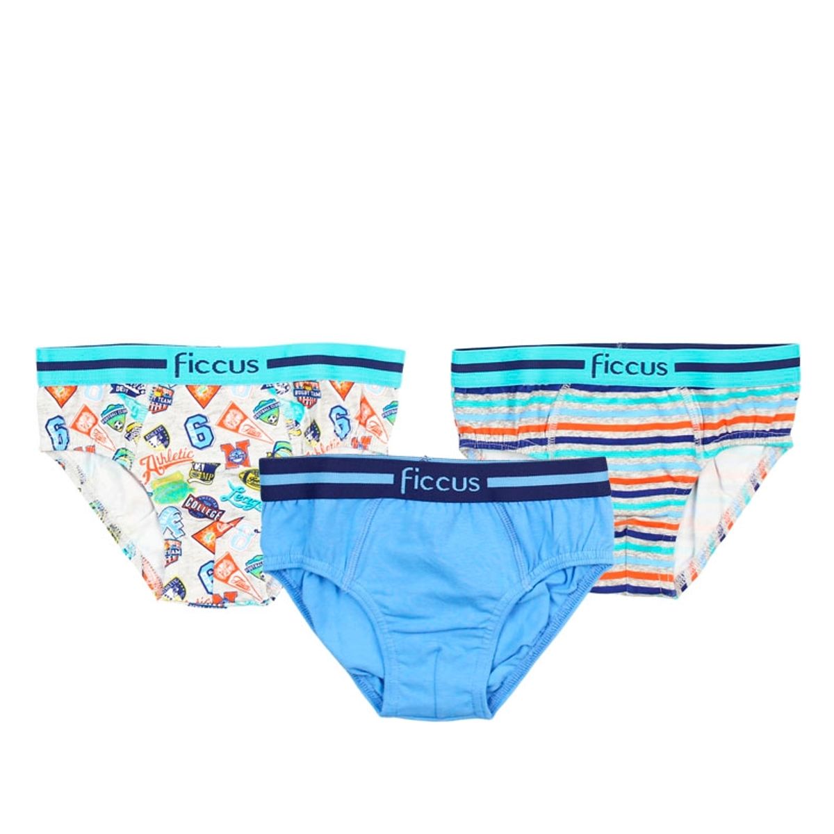 FICCUS - Pack triple briefs kids niño ficcus 641