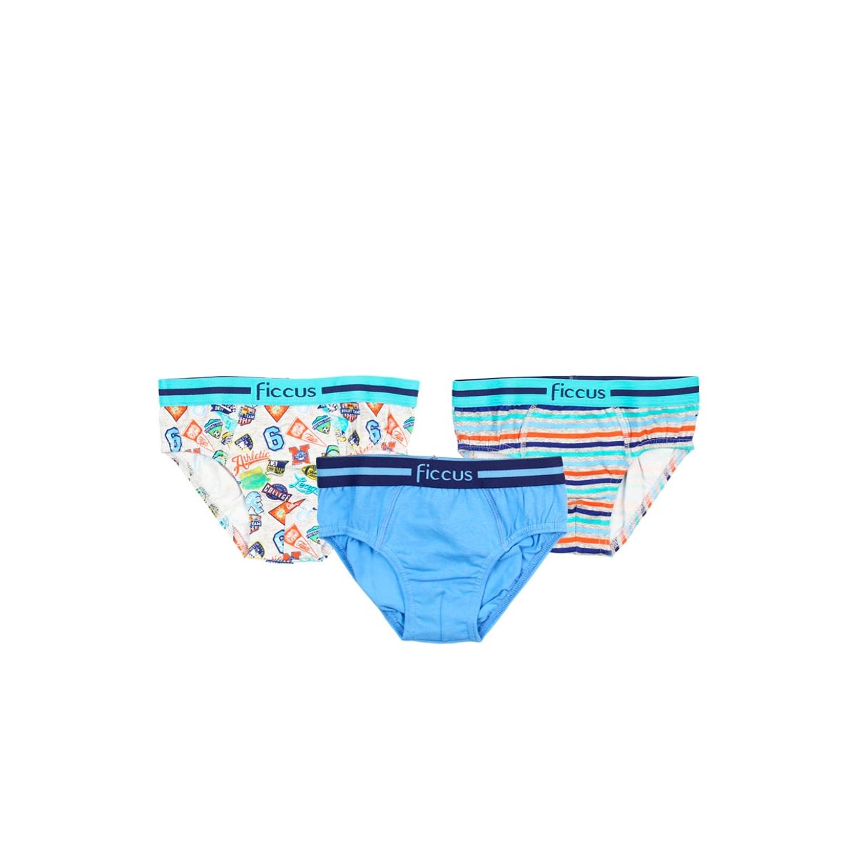 FICCUS - Pack triple briefs kids niño ficcus 641