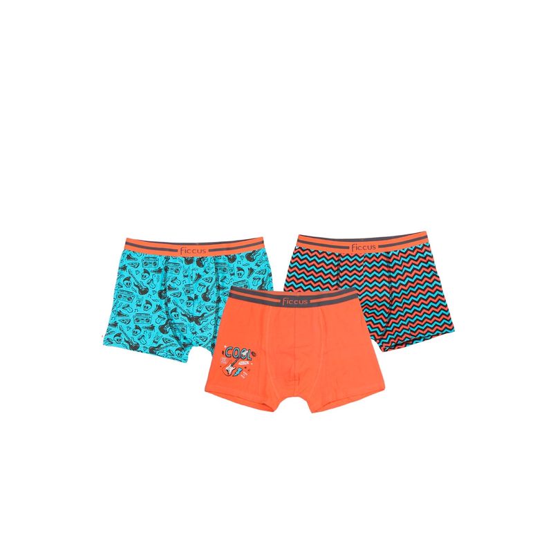 FICCUS - Pack triple boxers teens niño 659