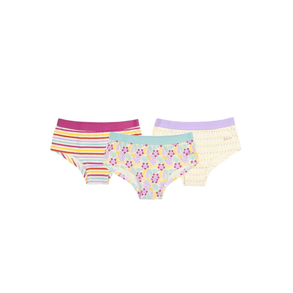 FICCUS - Pack triple pantaleta teens niña 661