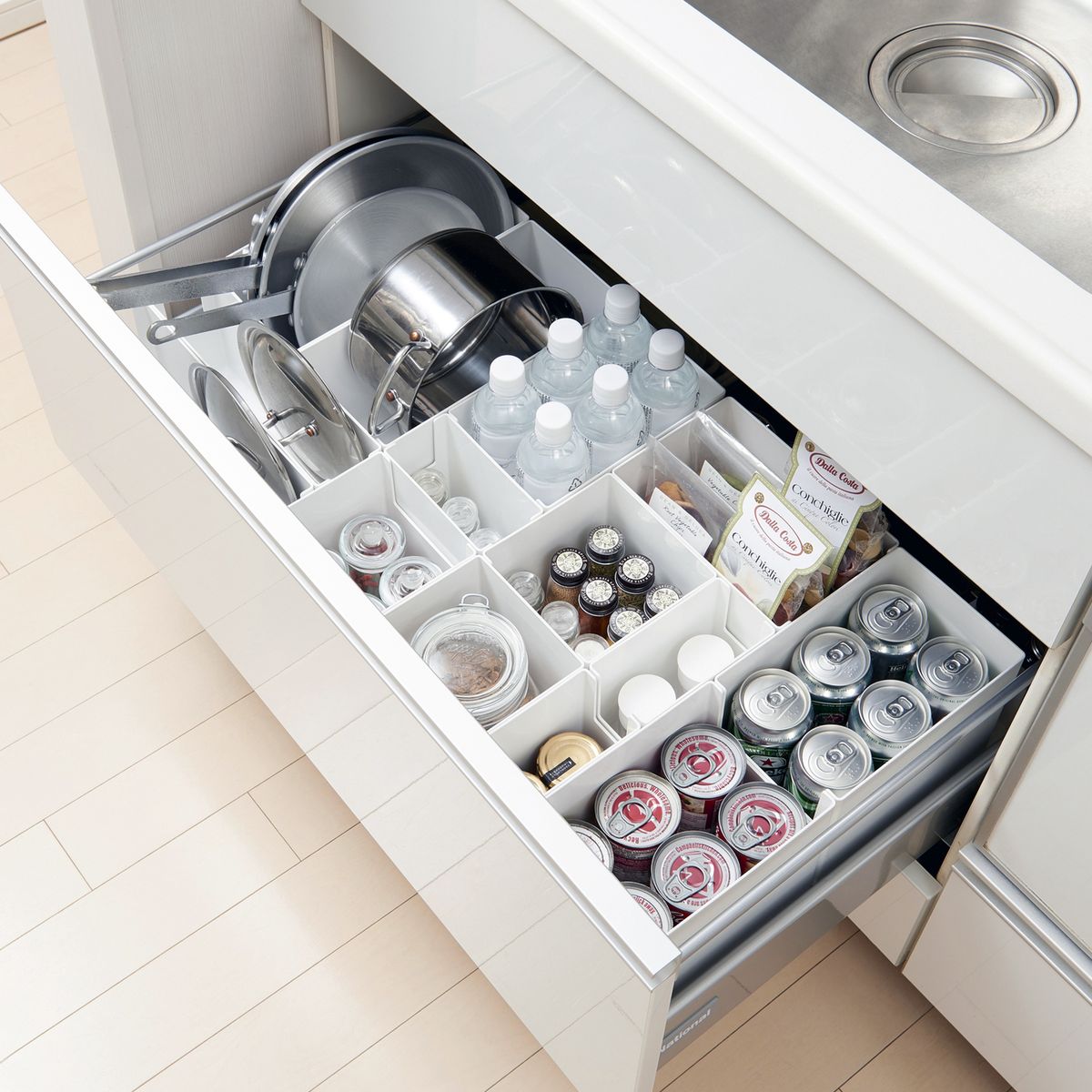 LIKE-IT - Organizador de Cajones y Gabinetes Permite Crecimiento Modular Fabricado en Japon