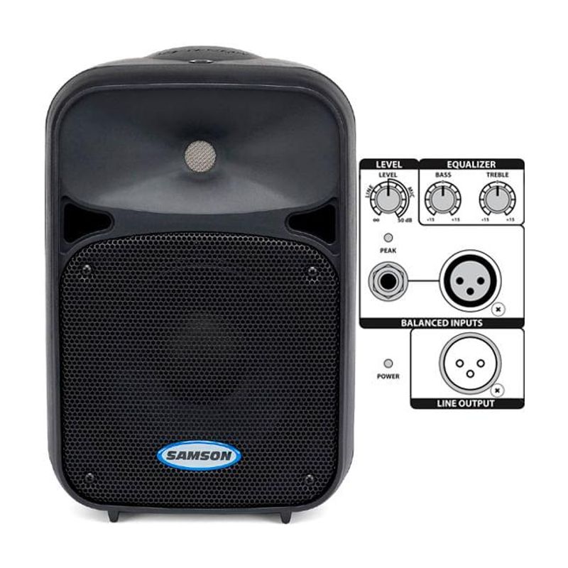 SAMSON - AURO D208 BK CAJA ACTIVA 155W SAMSON SAMSON