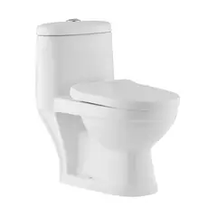 DOMSA - WC One Piece Kinder Blanco descarga a Piso 15cm