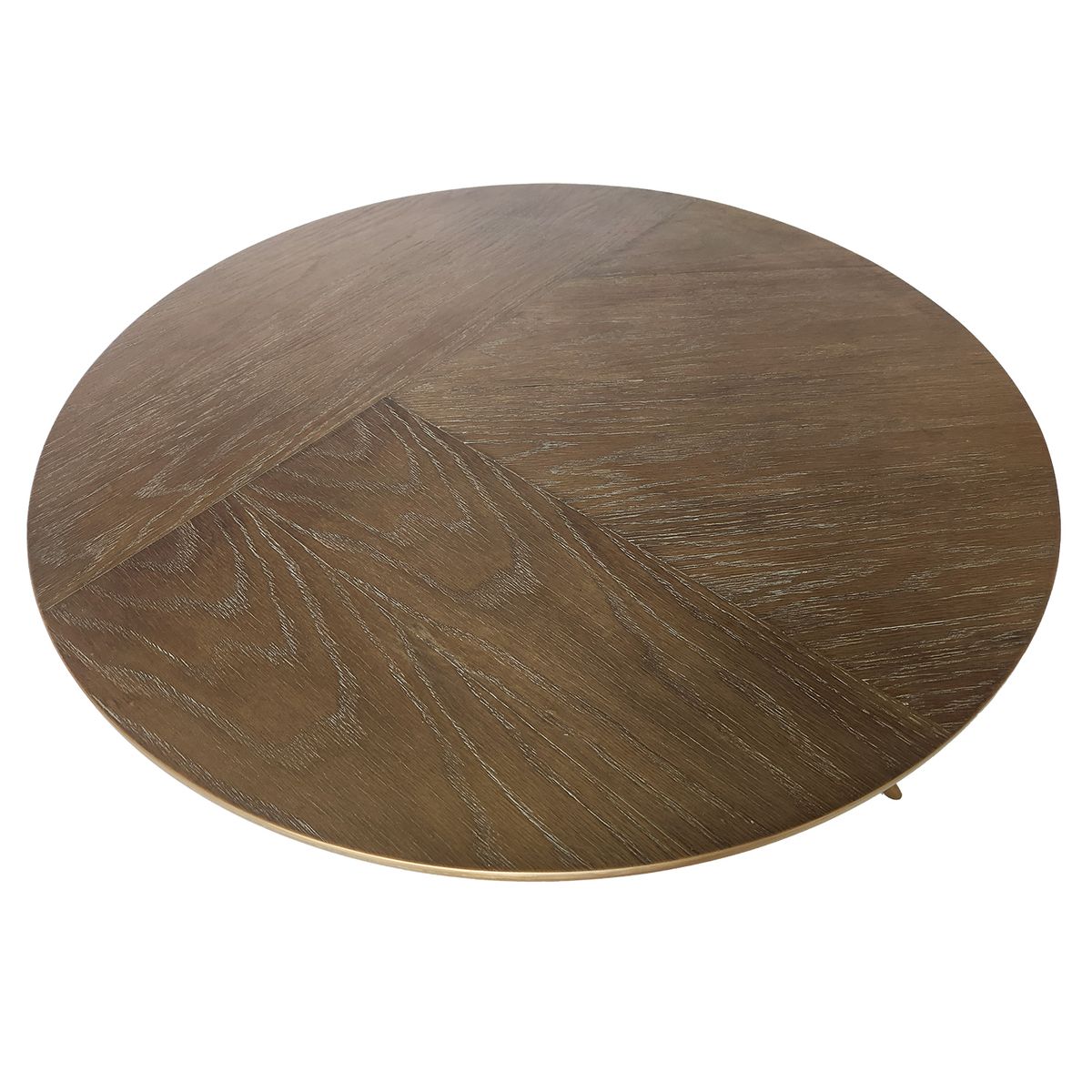 MEYA MUEBLES - Mesa de Centro Parda madera y acero 37x80