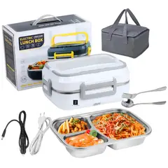 FRANAFOR - Lonchera Electrica Portatil Calentador Comida Almuerzo 15l…