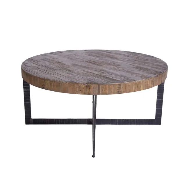 MEYA MUEBLES - Mesa de Centro Hohot madera de olmo 42x90