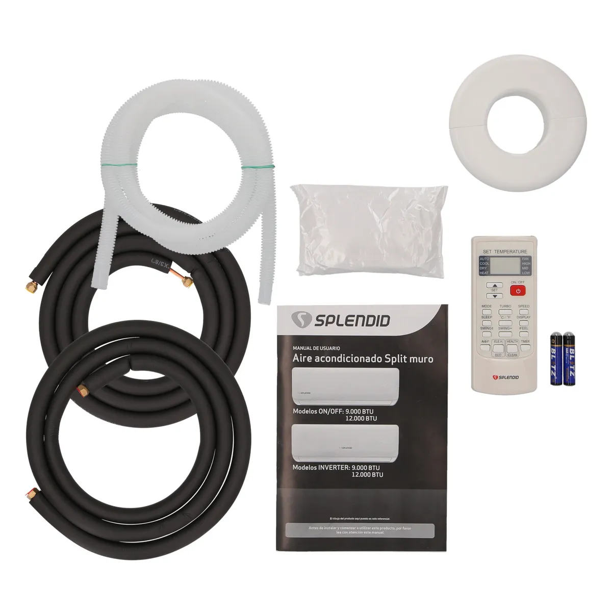 SPLENDID - Aire Acondicionado Split 9000 Btu On/off Frío/Calor