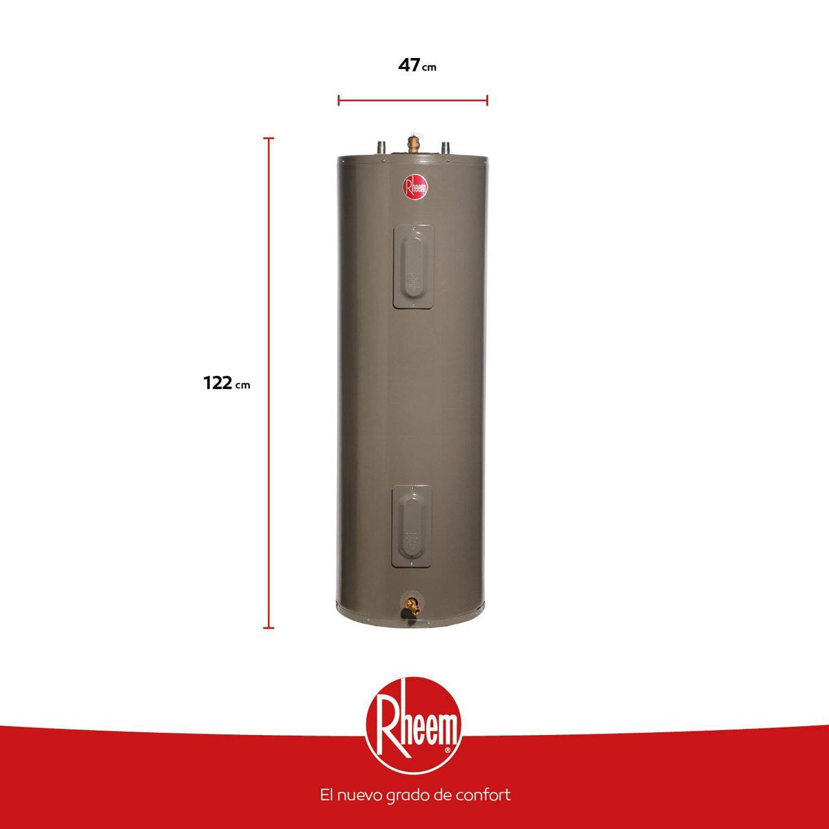 RHEEM - Termo eléctrico de piso 114 litros 220V Rheem