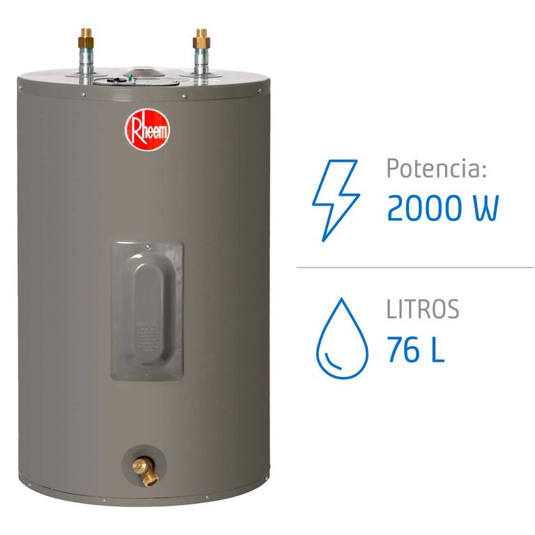 Termo electrico 76 litros piso 220v 2kw