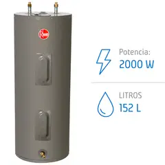 RHEEM - Termo eléctrico 152 litros piso 220v 2kw