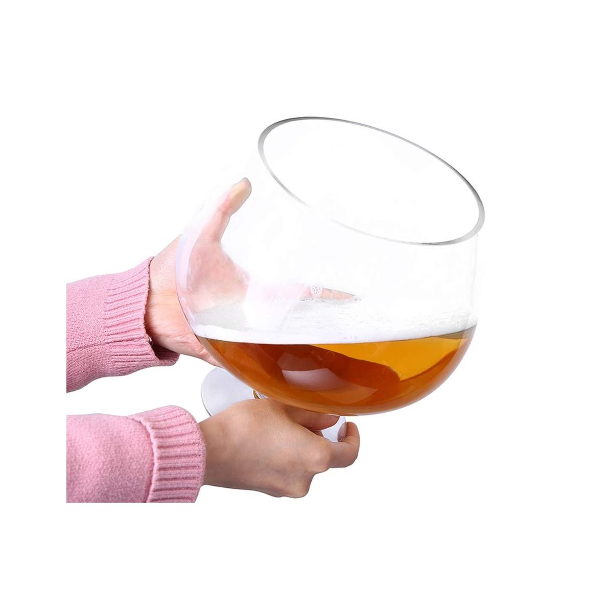 GENERICO - Copa grande / Copón Gigante de Vidrio 2 Litros Cóctel- Vino