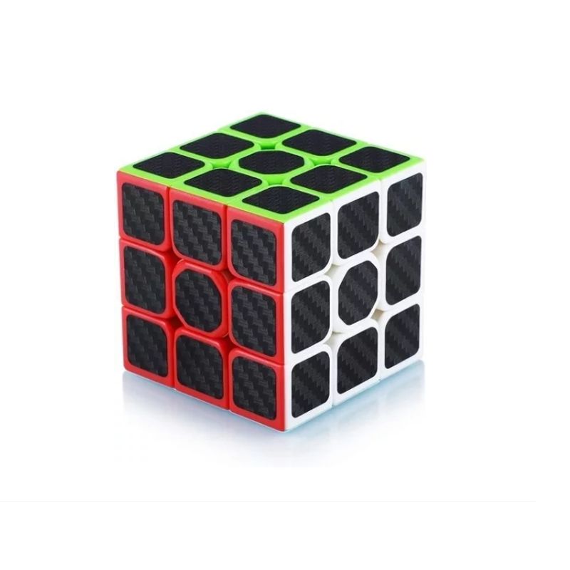 GENERICO - Cubo 3x3x3 Magico 56 Mm Negro De Calidad