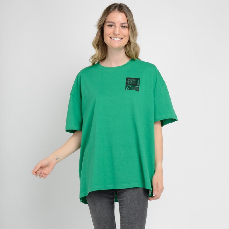 O'NEILL - POLERA MANGA CORTA DRYER VERDE CLARO