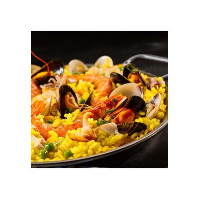 Imagen 2 del producto PAELLERA ACERO INOXIDABLE 34 CM