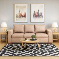 Sofá Connor 3 cuerpos Beige