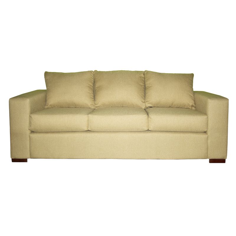 DKORA - Sofá Connor 3 cuerpos Beige