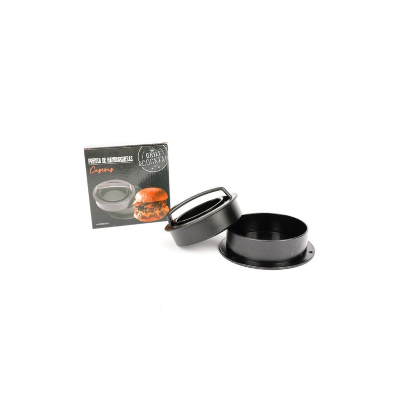 HOMEWELL - Molde Prensa de Hamburguesas Caseras 12.5x6cm HOMEWELL
